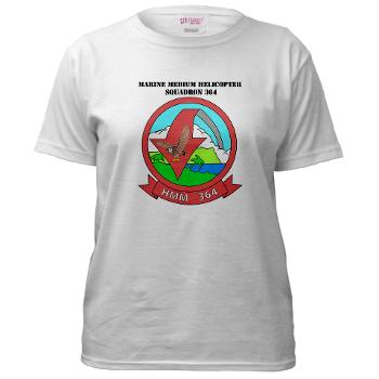 MMHS364 - A01 - 04 - Marine Medium Helicopter Squadron 364 with Text - Women's T-Shirt